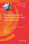 Human Aspects of Information Security and Assurance cover