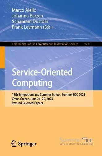 Service-Oriented Computing cover