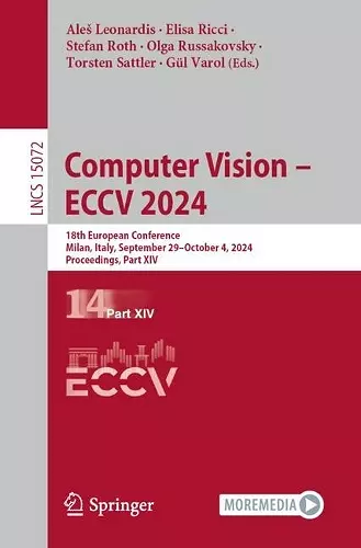 Computer Vision – ECCV 2024 cover