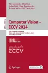 Computer Vision – ECCV 2024 cover