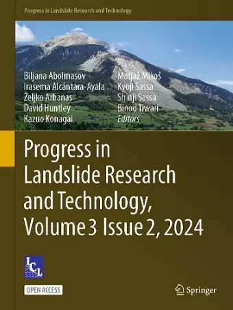 Progress in Landslide Research and Technology, Volume 3 Issue 2, 2024 cover