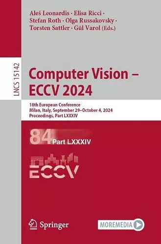Computer Vision – ECCV 2024 cover