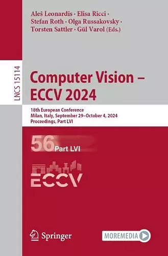 Computer Vision – ECCV 2024 cover