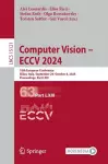 Computer Vision – ECCV 2024 cover