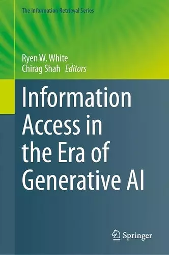 Information Access in the Era of Generative AI cover