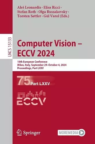 Computer Vision – ECCV 2024 cover