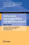 Mathematical Optimization Theory and Operations Research: Recent Trends cover