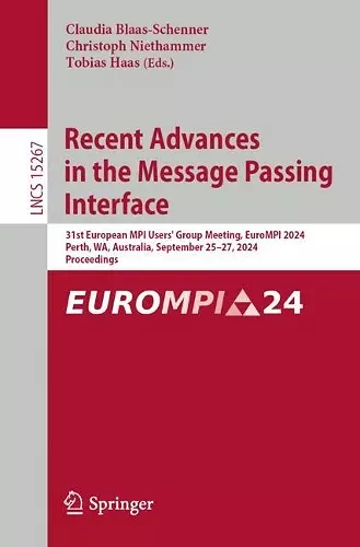 Recent Advances in the Message Passing Interface cover