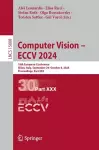 Computer Vision – ECCV 2024 cover