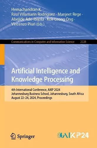 Artificial Intelligence and Knowledge Processing cover