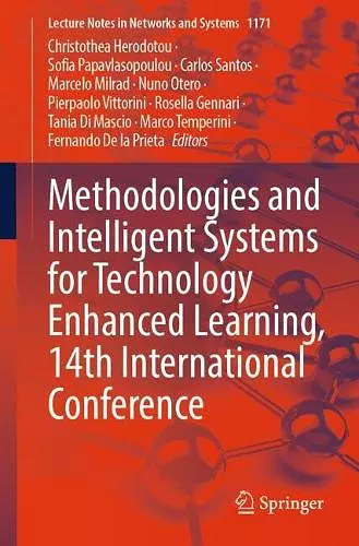 Methodologies and Intelligent Systems for Technology Enhanced Learning, 14th International Conference cover