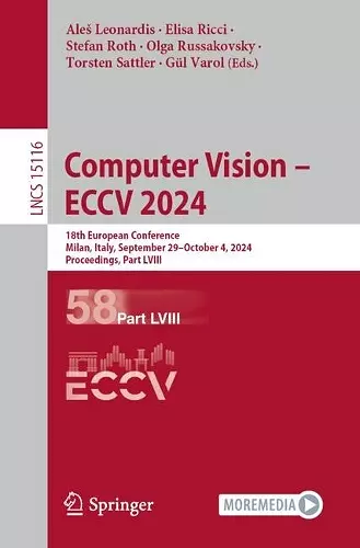 Computer Vision – ECCV 2024 cover