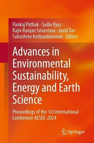 Advances in Environmental Sustainability, Energy and Earth Science cover