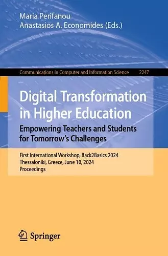 Digital Transformation in Higher Education. Empowering Teachers and Students for Tomorrow’s Challenges cover