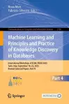 Machine Learning and Principles and Practice of Knowledge Discovery in Databases cover