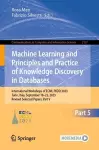 Machine Learning and Principles and Practice of Knowledge Discovery in Databases cover