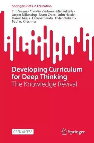 Developing Curriculum for Deep Thinking cover
