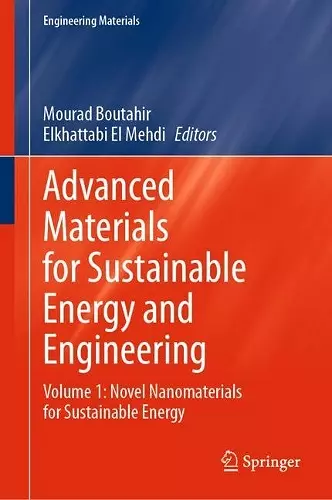 Advanced Materials for Sustainable Energy and Engineering cover