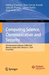 Computing Science, Communication and Security cover
