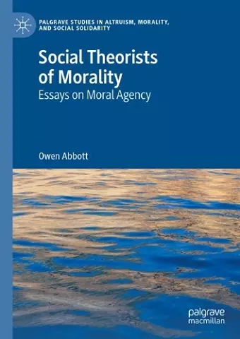 Social Theorists of Morality cover