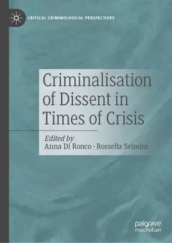 Criminalisation of Dissent in Times of Crisis cover