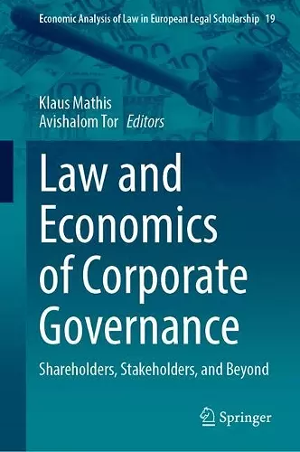 Law and Economics of Corporate Governance cover