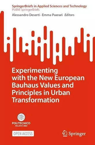 Experimenting with the New European Bauhaus Values and Principles in Urban Transformation cover