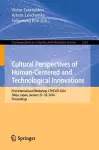 Cultural Perspectives of Human-Centered and Technological Innovations cover