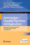Optimization, Learning Algorithms and Applications cover
