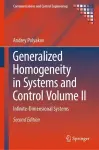 Generalized Homogeneity in Systems and Control Volume II cover