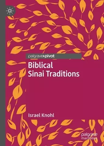 Biblical Sinai traditions cover