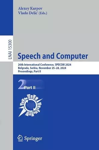 Speech and Computer cover