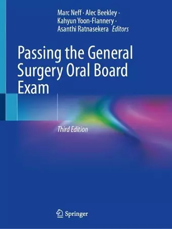 Passing the General Surgery Oral Board Exam cover