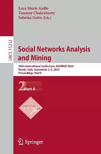 Social Networks Analysis and Mining cover