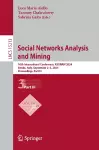 Social Networks Analysis and Mining cover