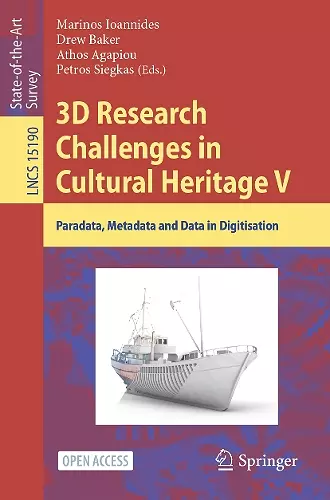 3D Research Challenges in Cultural Heritage V cover
