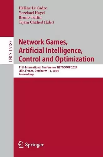 Network Games, Artificial Intelligence, Control and Optimization cover