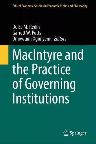 MacIntyre and the Practice of Governing Institutions cover