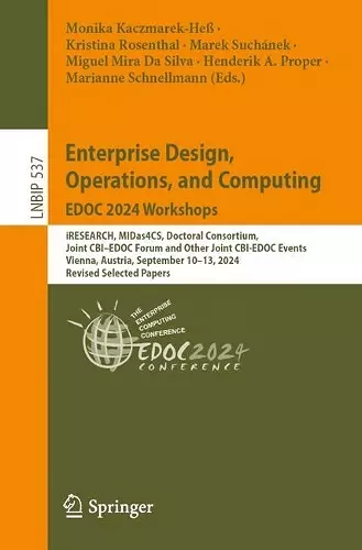 Enterprise Design, Operations, and Computing. EDOC 2024 Workshops cover