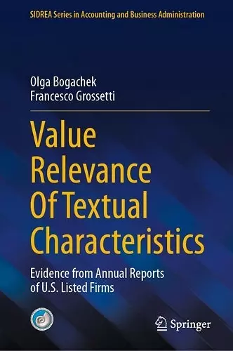 Value Relevance Of Textual Characteristics cover