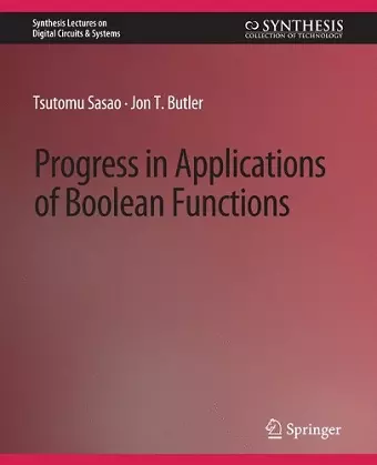 Progress in Applications of Boolean Functions cover