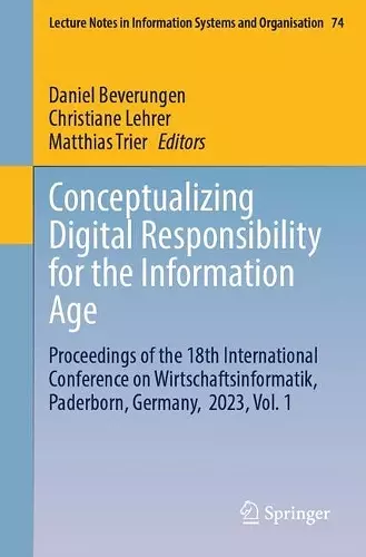 Conceptualizing Digital Responsibility for the Information Age cover