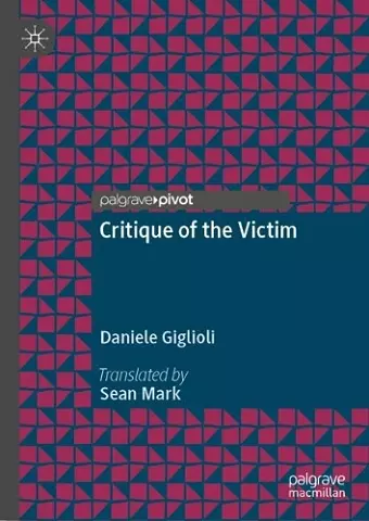 Critique of the Victim cover