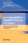 Innovative Intelligent Industrial Production and Logistics cover