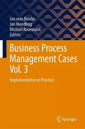 Business Process Management Cases Vol. 3 cover