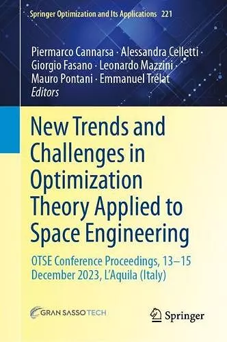 New Trends and Challenges in Optimization Theory Applied to Space Engineering cover