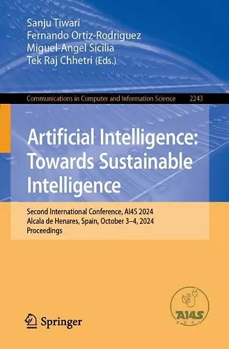 Artificial Intelligence: Towards Sustainable Intelligence cover