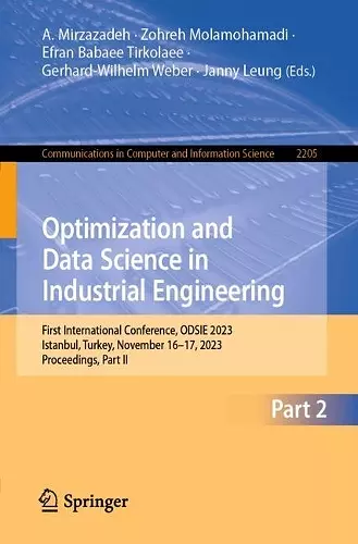 Optimization and Data Science in Industrial Engineering cover