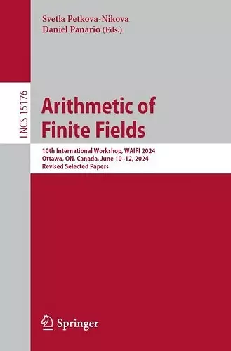 Arithmetic of Finite Fields cover
