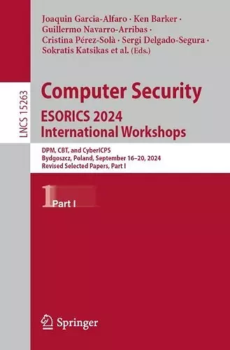 Computer Security. ESORICS 2024 International Workshops cover